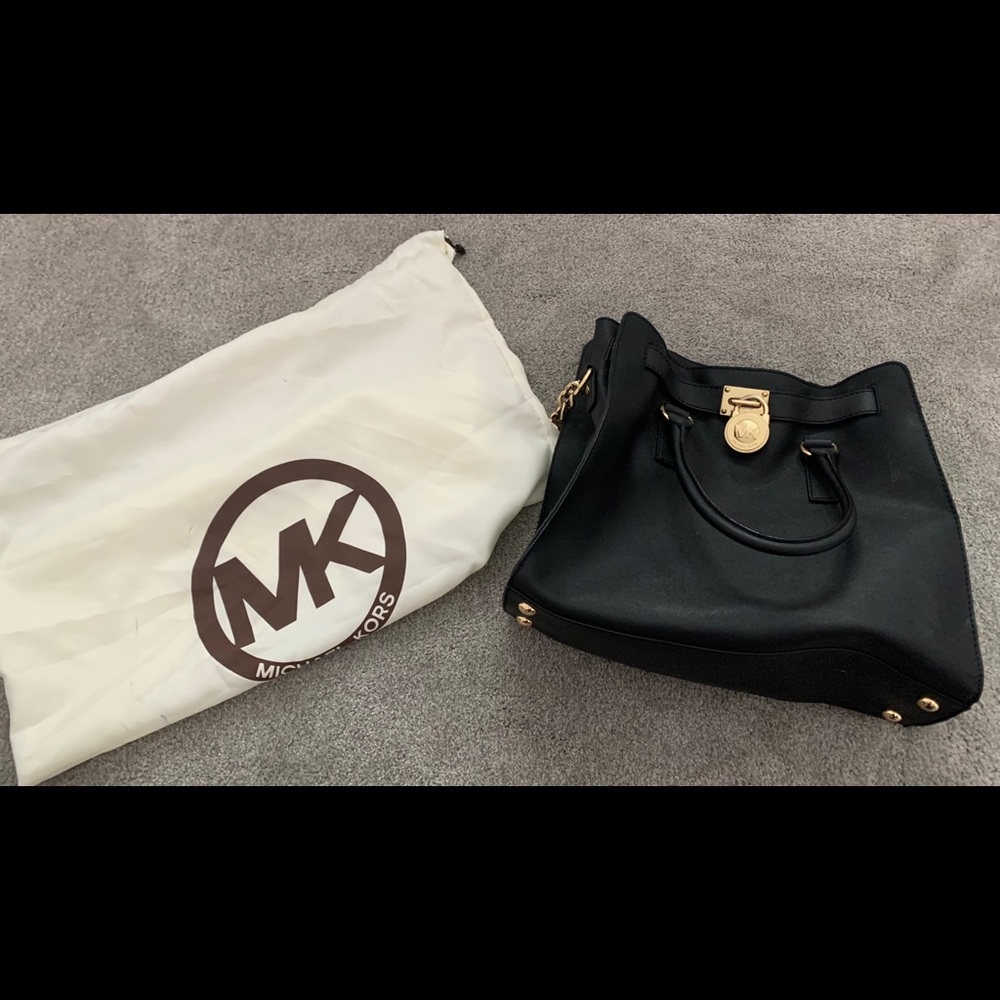 Black Saffiano Hamilton Large